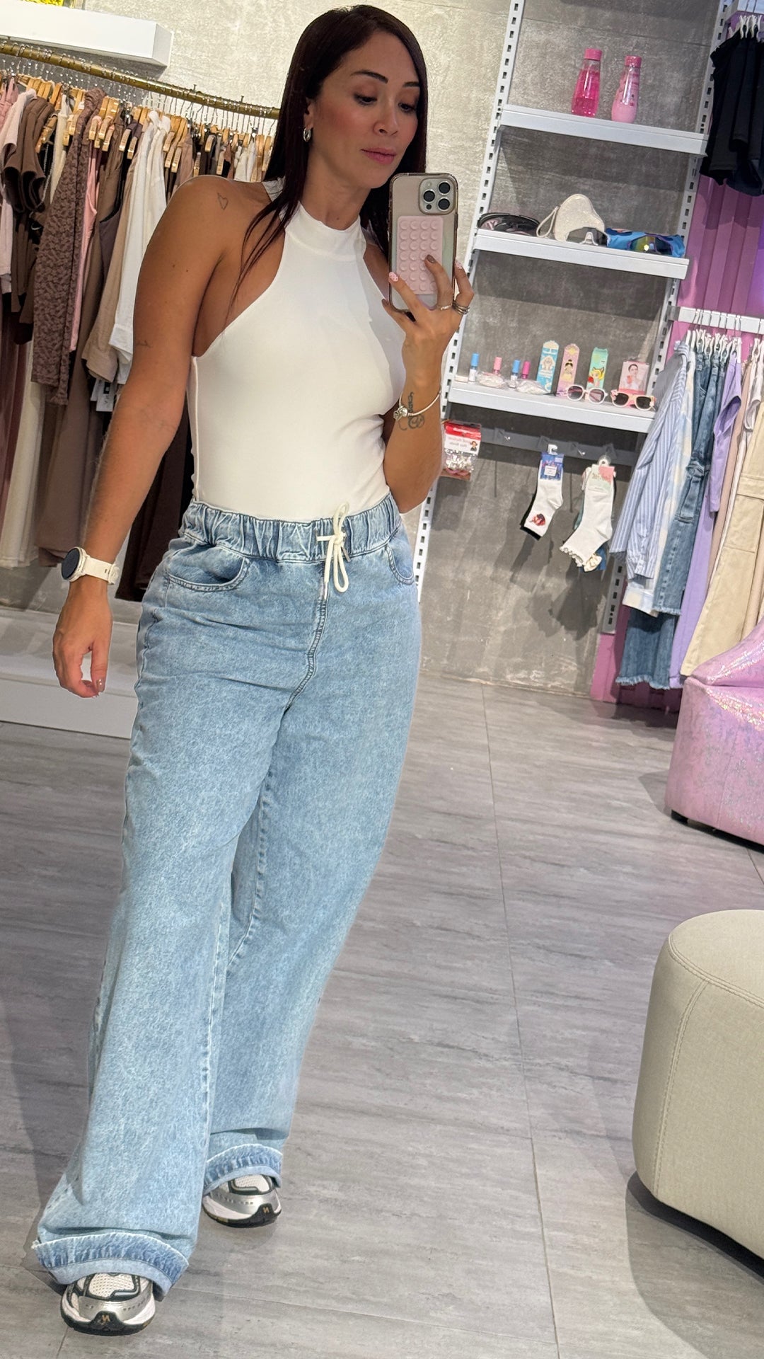 PANTALÓN CON PRETINA ENRESORTADA