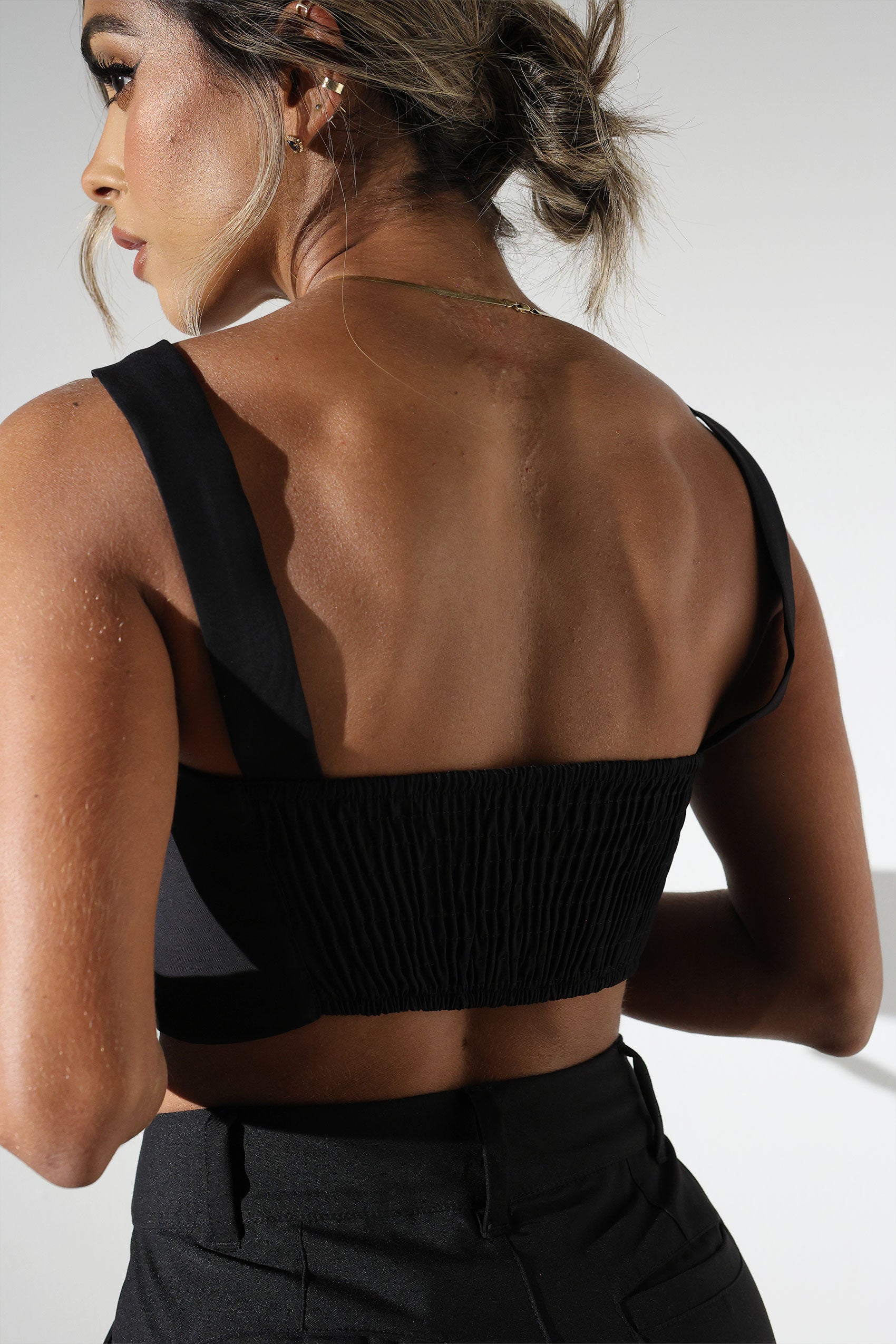 Crop Top tipo corset