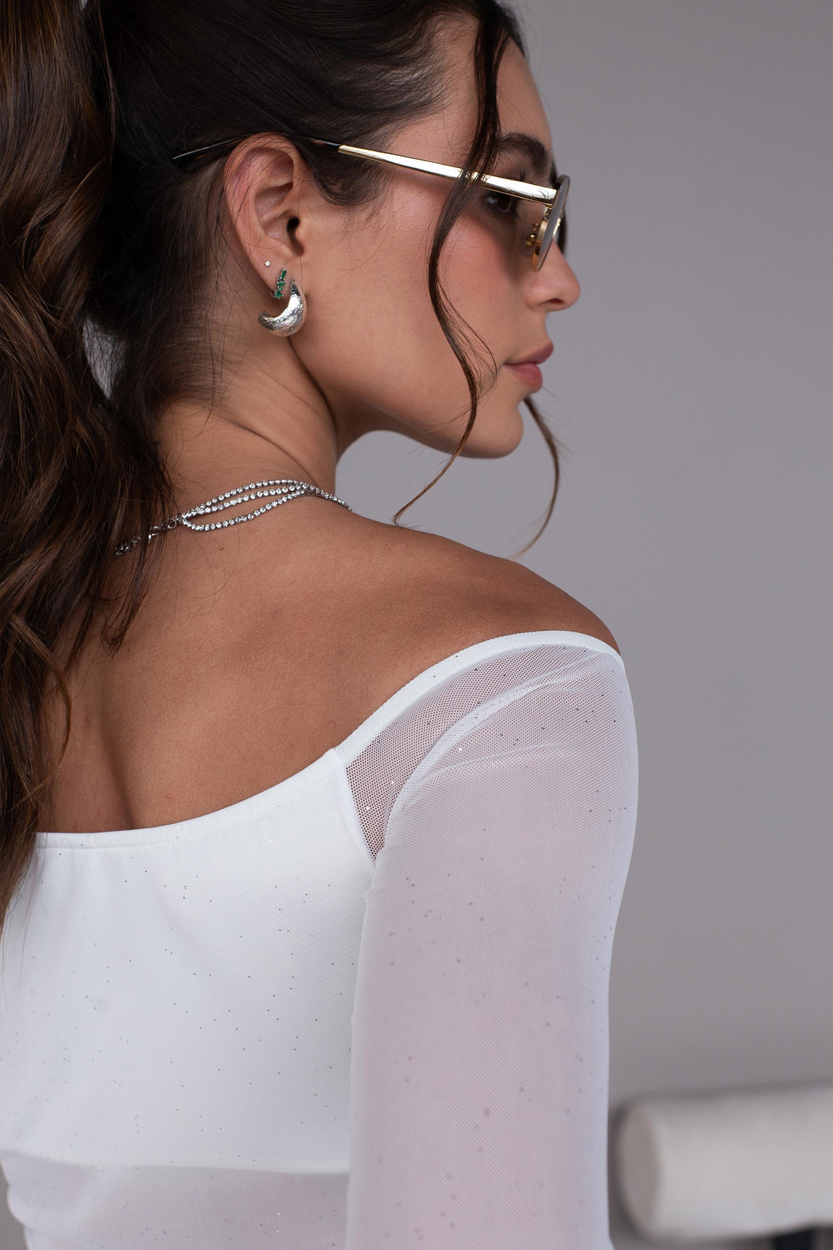 BODY ESCOTE BANDEJA Y MANGA LARGA