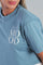 CAMISETA CORTA CUELLO REDONDO EN RIB CON MANGA CORTA