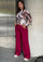 PANTALON SILUETA AMPLIA CON PRENSES