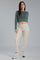 PANTALON SILUETA FLARE PRETINA ANATOMICA
