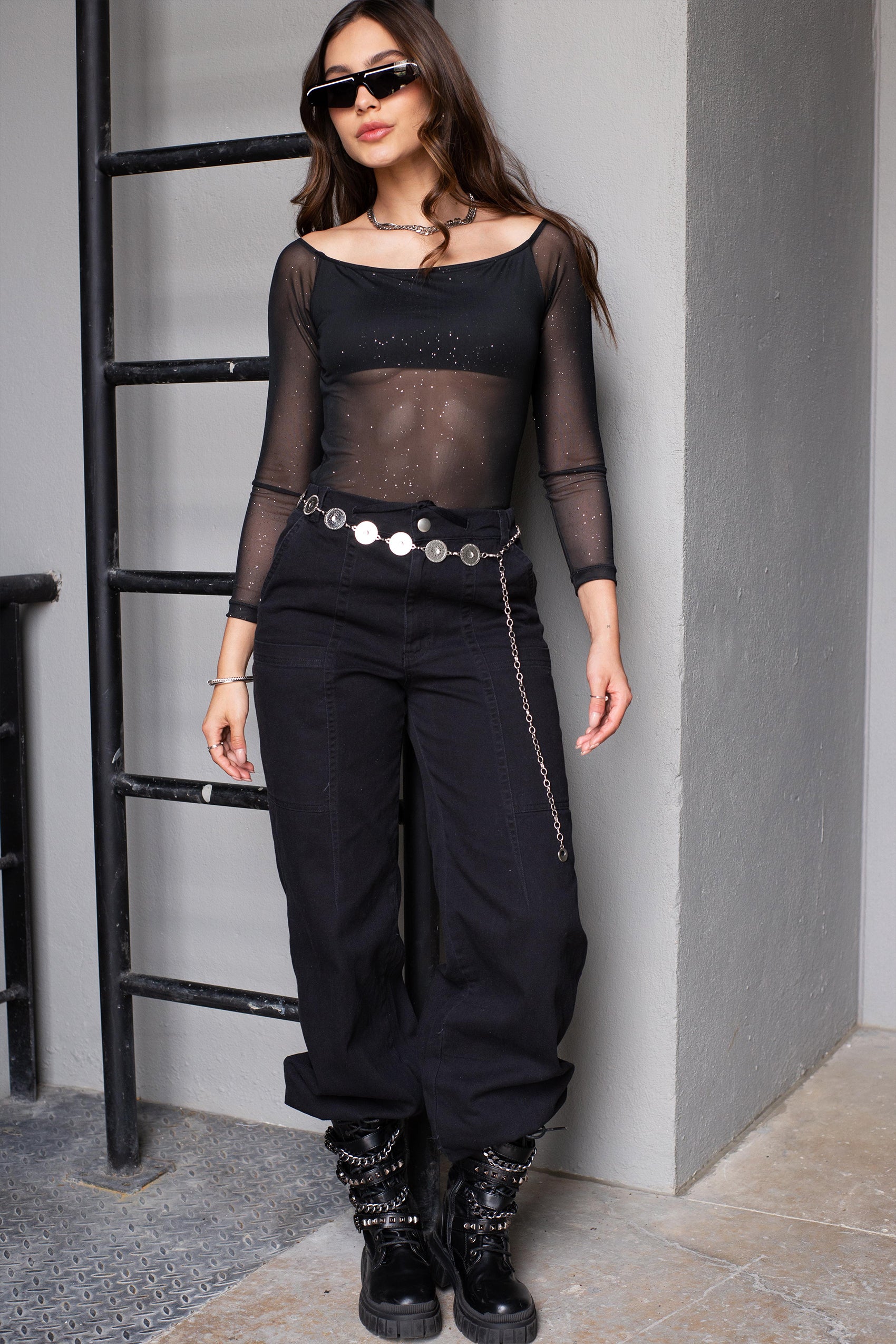 BODY ESCOTE BANDEJA Y MANGA LARGA