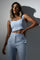 Crop Top tipo corset