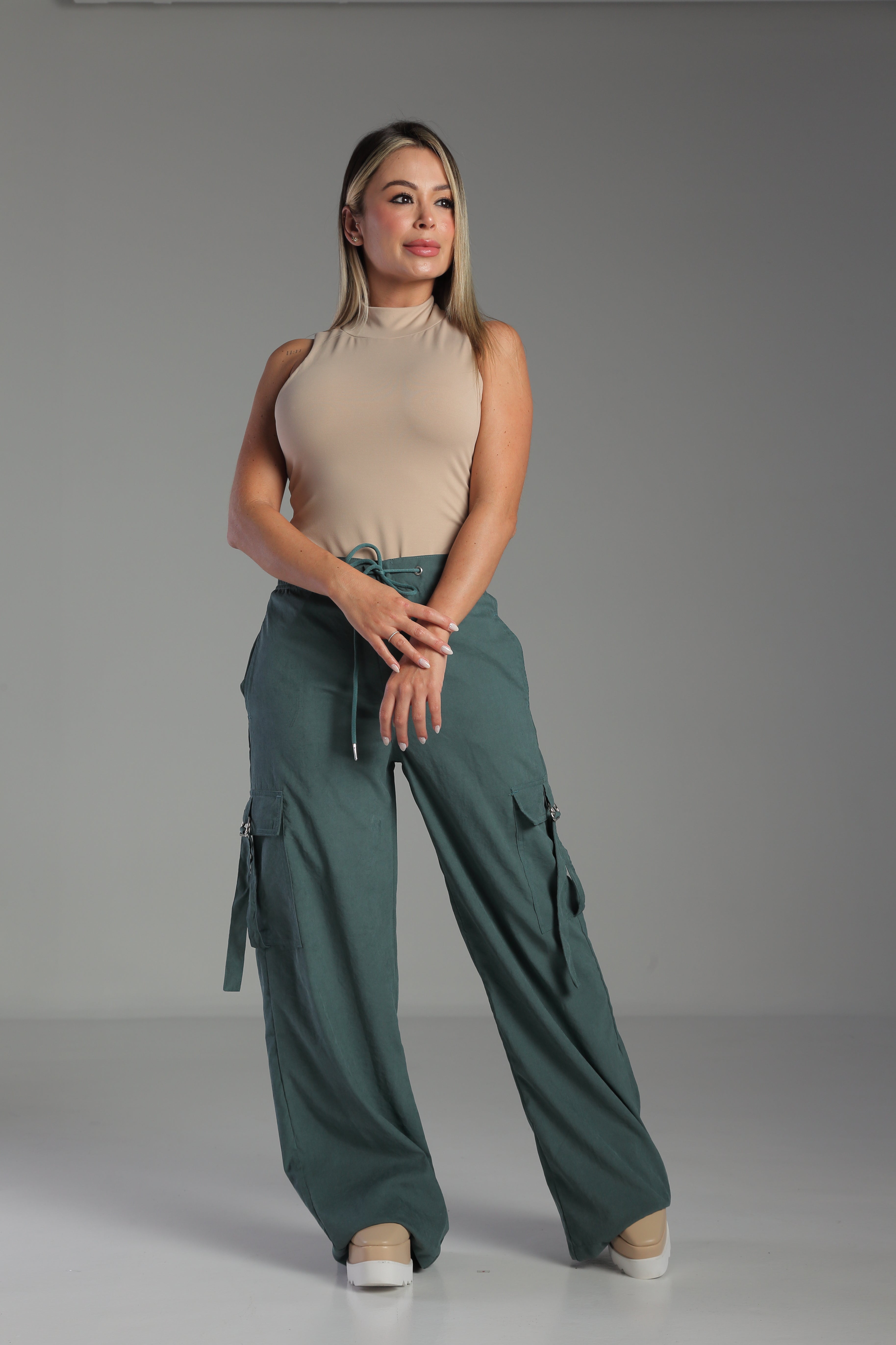 BLUSA MANGA SISA CUELLO ALTO