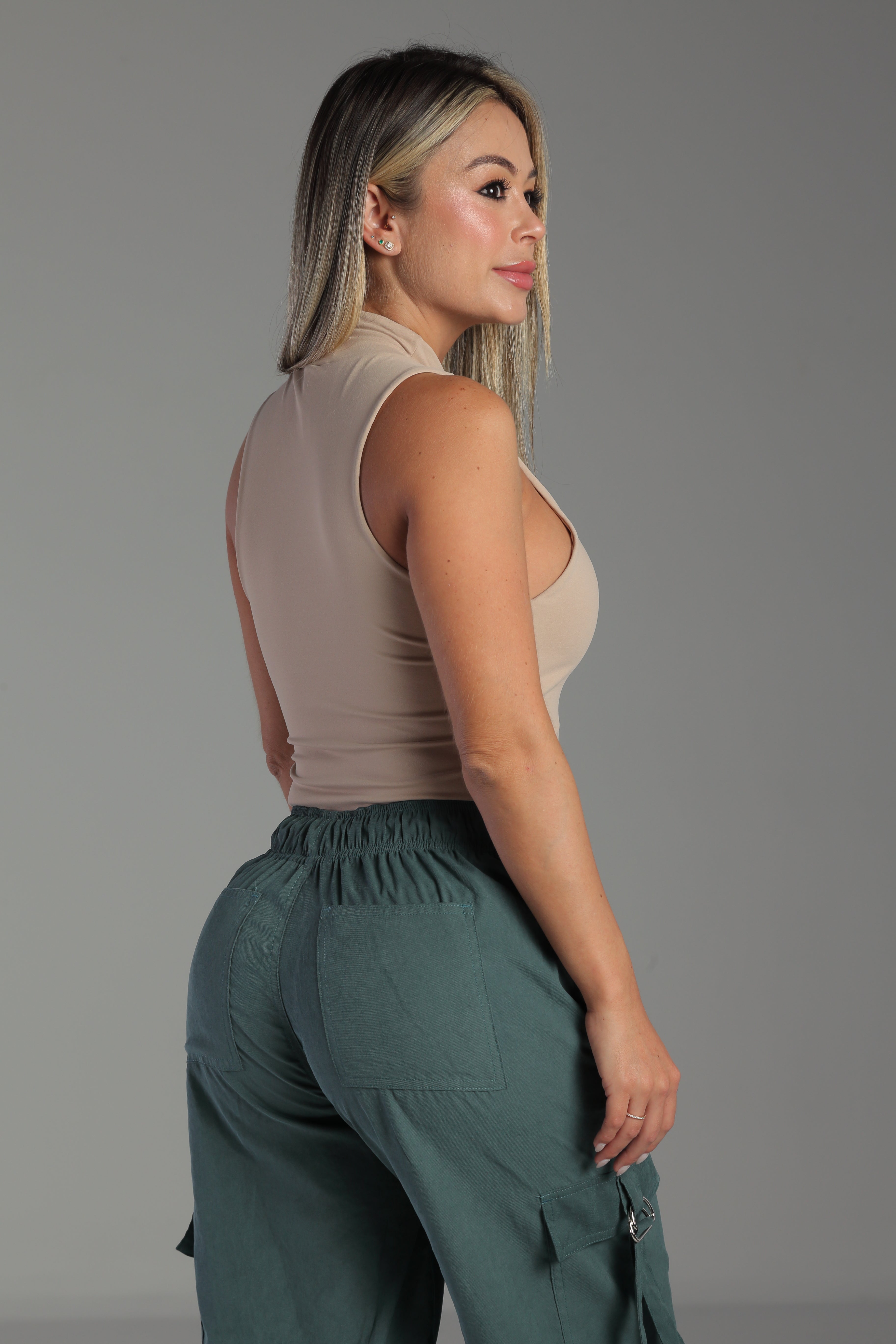 BLUSA MANGA SISA CUELLO ALTO