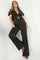 PANTALON SILUETA FLARED CON PRETINA RECOGIDA