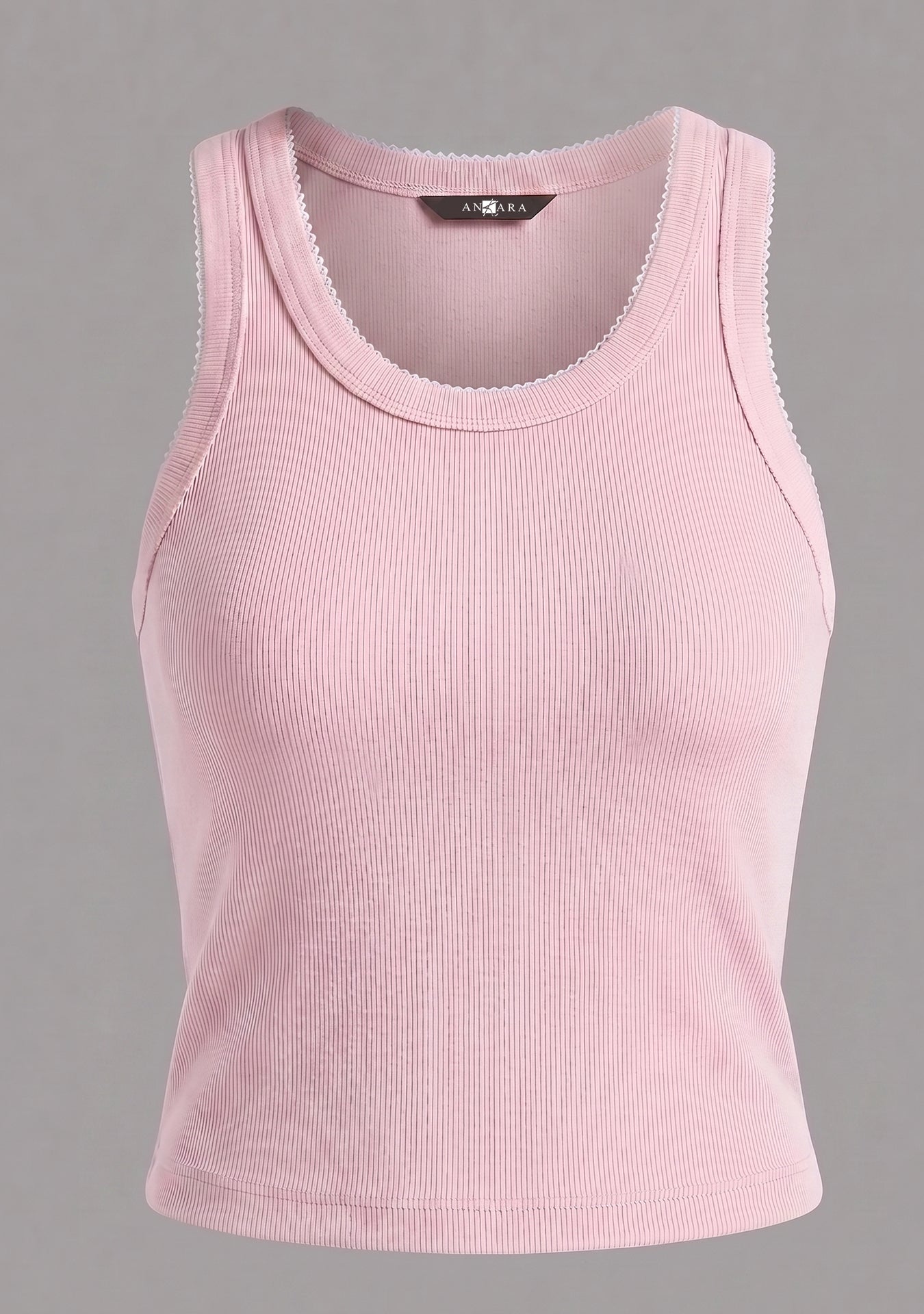 BLUSA BASICA TANK TOP CROCHETA
