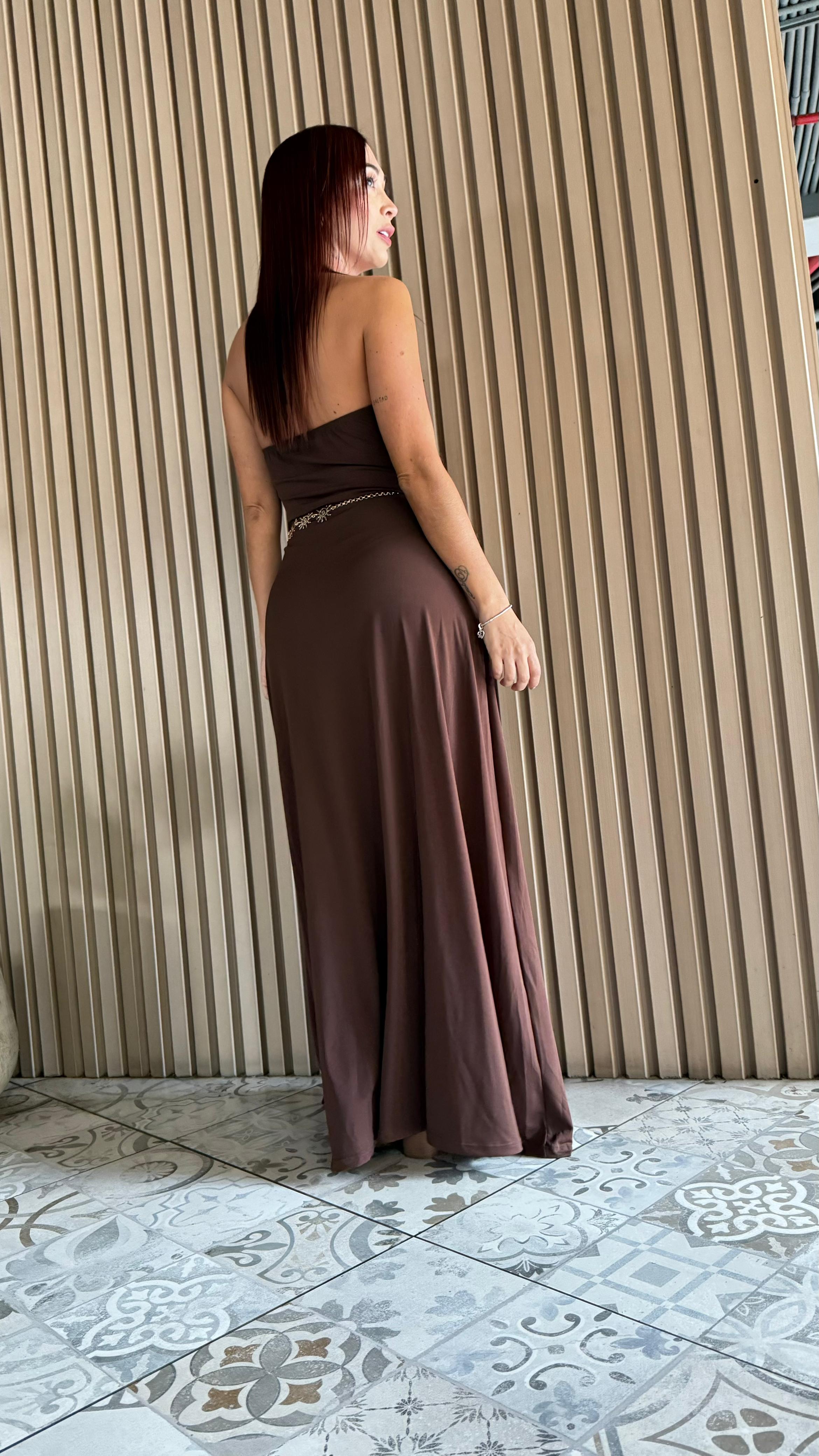 VESTIDO STRAPLESS