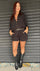 CONJUNTO DE SHORT PRETINA RESORTADA Y CORDÓN CON CAMISERA (No Top)