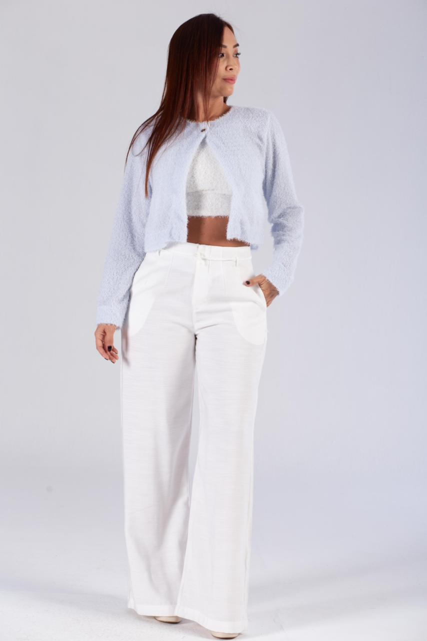 PANTALON SILUETA SEMIAJUSTADA CON PINZAS